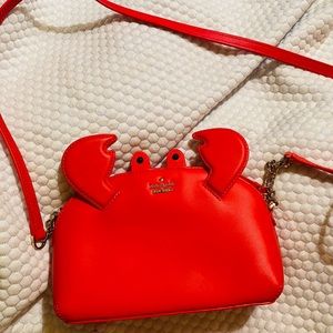 Kate Spade Red Crab crossbody purse